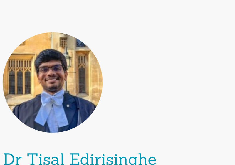 Dr Tisal Edirisinghe headshot photo